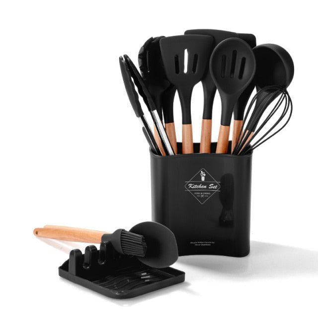 Kit Utensílios de Cozinha Best Chef - 12 Peças