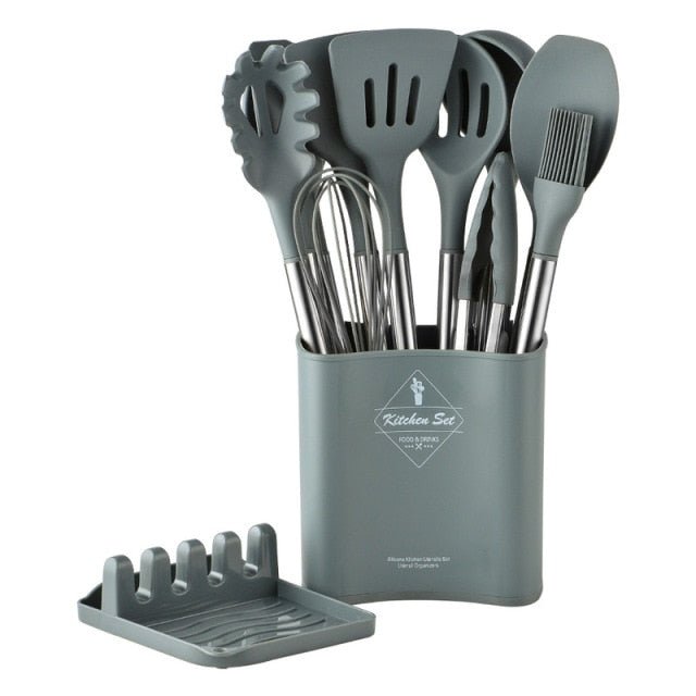 Kit Utensílios de Cozinha Best Chef - 12 Peças