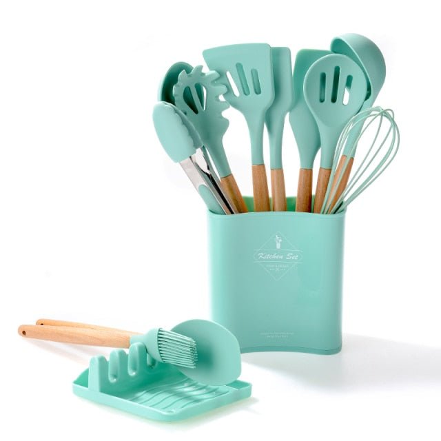 Kit Utensílios de Cozinha Best Chef - 12 Peças