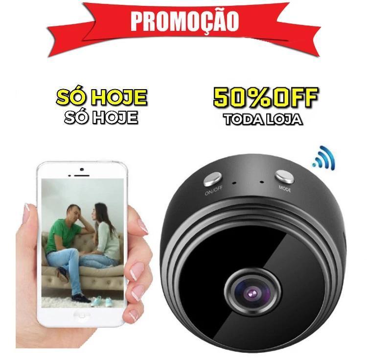 Micro Câmera Wi-Fi Smart Cam